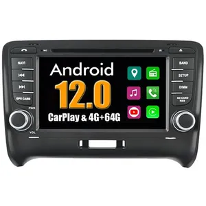 Autoradio CarPlay Multimédia RoverOne Android 12 4Go RAM 64Go ROM GPS ... pas cher
