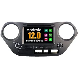 Non communiqué Autoradio CarPlay Multimédia RoverOne Android 4Go RAM 64Go ROM GPS pour Hyundai i10 2013 - 2017