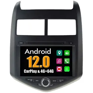 Non communiqué Autoradio CarPlay Multimédia RoverOne Android 4Go RAM 64Go ROM GPS pour Chevrolet Aveo Sonic 2011+ pas cher