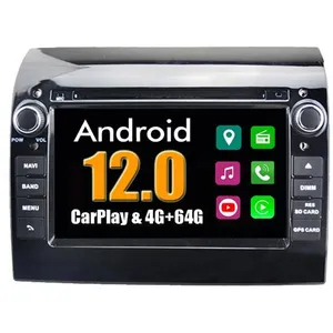 Non communiqué Autoradio CarPlay Multimédia RoverOne Android 4Go RAM 64Go ROM GPS pour Fiat Ducato Citroen Jumper Peugeot Boxer 2011-2015