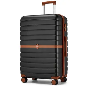 KONO Valise Grande Taille 76.5x50.5x29cm Rigide Légère ABS+PC Valise de Voy... pas cher