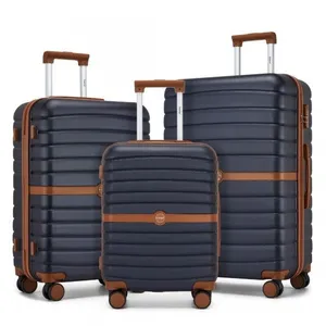 Kono Set 3 Valise Rigides Bagages Extensible ABS+PC Legere et Durable ... pas cher