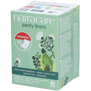 Comparateur de prix : Natracare - Protège-slips en coton organique - Normal - 18 pièces