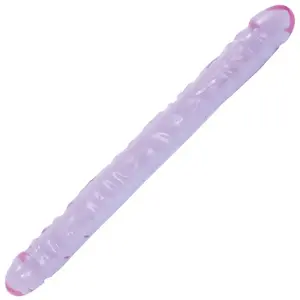Comparateur de prix : Doc Johnson Double Dong Crystal Jellies 18" Violet
