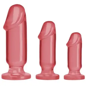 Doc Johnson - Kit de Démarrage Anal Crystal Jellies - RoseVendu paradam-et-eve