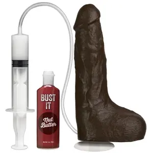 Doc Johnson Bust It - Gode Réaliste Éjaculateur - Chocolat