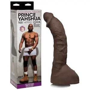 Doc Johnson Gode XXL avec testicules Prince Yahshua 26,7 cm Signature CocksVendu paradam-et-eve