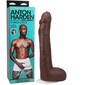 Comparateur de prix : Doc Johnson Gode XXL avec testicules Anton Harden 28 cm Signature Cocks