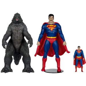 Comparateur de prix : DC Justice League - Multiverse pack de 2 figurines Superman Vs. Godzil...