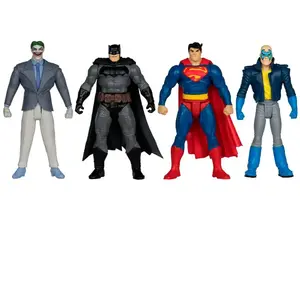 DC Direct Page Punchers pack 4 figurines Batman & Son of Batman & Supe... pas cher
