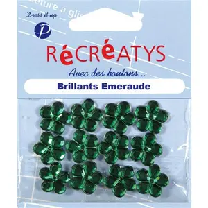 Mercerie Brillants - Emeraude