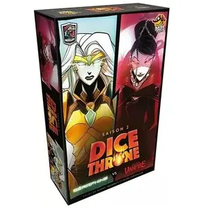 Comparateur de prix : Lucky Duck Games Jeu de stratégie Dice Throne Saison 2 Séraphine vs Reine Vampire