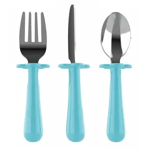 Grabease - Couverts ergonomiques Inox 3 pièces pas cher