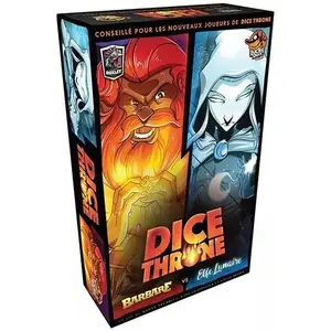 Comparateur de prix : LUCKY DUCK GAMES Dice Throne Saison 1 - Barbare vs Elfe Lunaire