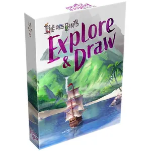 Lucky Duck Games L'île Des Chats - Explore & Draw pas cher