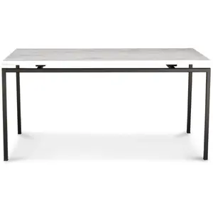 PIB Table basse en marbre blanc pas cher