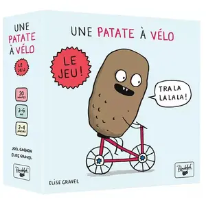 Comparateur de prix : GIGAMIC Jeu de société UNE PATATE A VELO  - Randolph Jeu de société  - JPAT 