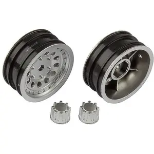 Associated CR12 Wheel Set Satin Silver AS41053