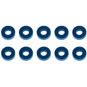Associated Washers 7.8 X 3.5 X 2.0Mm Bleu Aluminium (10) AS31389