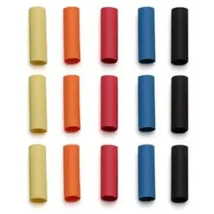 Reedy Shrink Tubing 15 Pieces (3 Of Each Colour) AS650