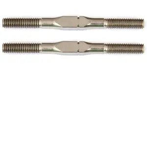 Associated Ft Titanium Turnbuckles 3X38Mm Silver (2) AS1413