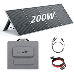 AFERIY Panneau Solaire Pliable 200WGenerateur Solaire Monocristallin a...