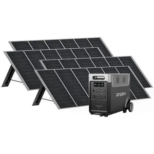 AFERIY Générateur Solaire 3600 W avec 4 Panneaux Solaire 400W, LiFePO4...Vendu parcdiscount