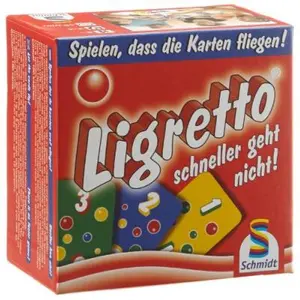 Schmidt - 1301 - Jeu de Carte - Ligretto - Rouge pas cher