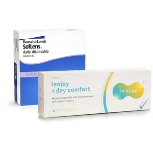 SofLens Daily Disposable (90 lentilles) + Lenjoy 1 Day Comfort (10 lentilles)Vendu parlentiamo