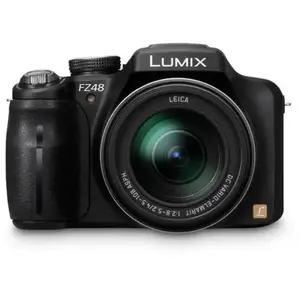Compact Lumix DMC-FZ48 - Noir + Panasonic Leica DC Vario-Elmarit 4.5-1... pas cher