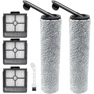 NETBOAT Accessoires pour Dreame H12, H11 Core Pièces de rechange pour aspirateur eau et poussière, 2 brosse rotative + 2 filtres Hepa + 1Vendu parcdiscount