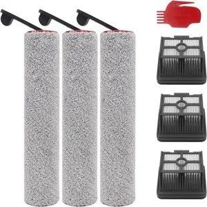 DASINKO Accessoires pour Dreame H12 Pro / H12 Dual Pièces de Rechange pour aspirateur Eau et poussière, 2 Brosse rotative + 2 filtVendu parcdiscount