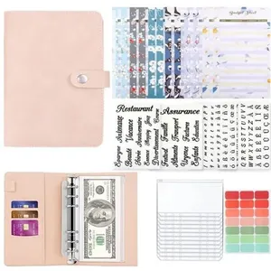 NETBOAT Classeur Budget A6 Francais, Budget Planner avec 12 Pochettes Depenses Transparentes à Fermeture Éclair pas cher