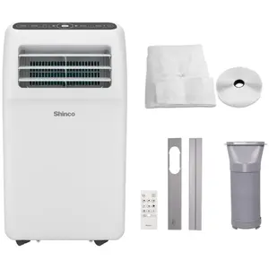 SHINCO Climatiseur Mobile Wifi 12000 BTU, Eco R290, 3,5 kW, 4 en 1 Ref... pas cher
