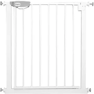 Barrière de sécurité pour enfants - NAIZY - Blanc - 75-85 cm de large ...Vendu parcdiscount
