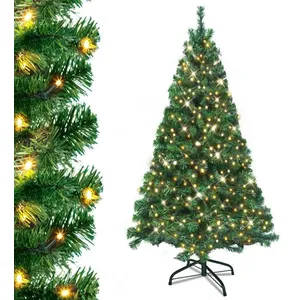 XMTECH Sapin de Noël Artificiel 210cm avec 820 Perles LED de Lumière B... pas cher