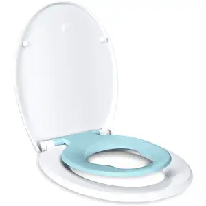 Abattant WC Familial TODOT en Polyéthylène avec lunette de Toilette si... pas cher