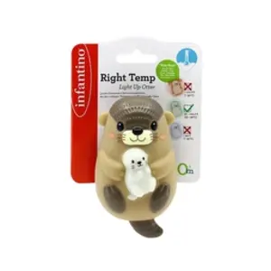 Jouet pour le bain Infantino Thermomètre de bain lumineux otarie pas cher