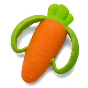 Comparateur de prix : INFANTINO Anneau de dentition Carotte 216216, Orange/vert.