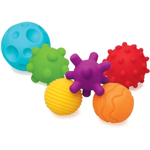 Comparateur de prix : 6 balles sensorielles INFANTINO