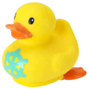Canard jouet de bain à remonter MULTICOLORE Infantino pas cher