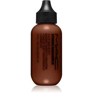 Comparateur de prix : MAC Studio Radiance Face And Body Radiant Sheer Fond de teint 1000 ml