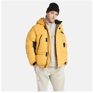 Timberland DWR Recycled Down Puffer Parka - Doudoune homme Mineral Yel... pas cher