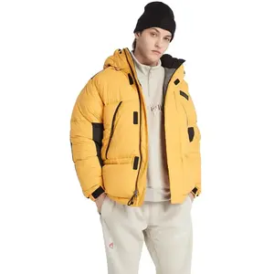 Timberland DWR Recycled Down Puffer Parka - Doudoune homme Mineral Yel... pas cher