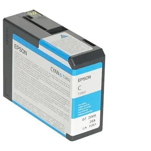 Epson T5802 Cartouche d'encre d'origine 1 x cyan Amazon Dash Replenishment est prêt pas cher