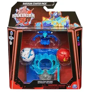 Comparateur de prix : Spin Master Starter Pack Bakugan - BAKUGAN - 2 Bakugan + 1 Bakugan Special Attack - Rouge
