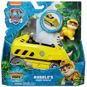Paw Patrol VEHICULE + FIGURINE RUBEN JUNGLE PUPS La Pat' Patrouille