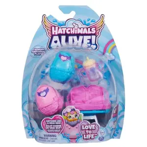Pack de 2 Figurines Hatchimal avec chaise haute
