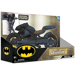 Spin Master Batman Batcycle 2 En 1 Transformable Batman Adventures pas cher