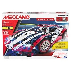 Comparateur de prix : MECCANO - Supercar 25 modèles motorisés